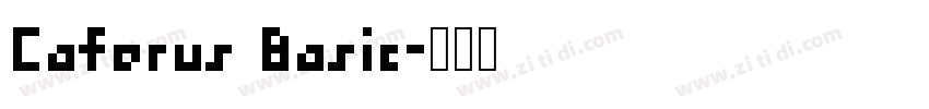 Caferus Basic字体转换